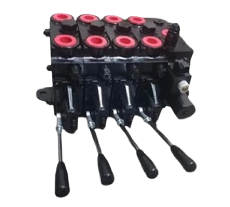 CONTROL HIDRÁULICO CON ELECTROVÁLVULAS PROPORCIONAL DE 4 MANDOS